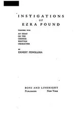 Cover of Instigations of Ezra Pound