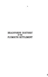 Cover of Bradford's history of the Plymouth settlement 1608-1650