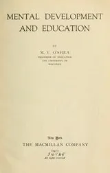 Cover of Mental development and education