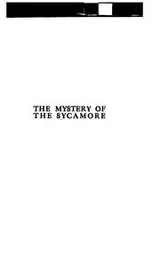 Cover of The mystery of the sycamore