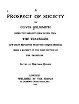 Cover of A prospect of society