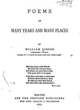 Cover of Poems of many years and many places