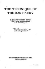 Cover of The technique of Thomas Hardy