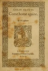Cover of Colin Clouts come home againe