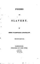 Cover of Poems on Slavery