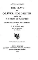 Cover of The plays of Oliver Goldsmith