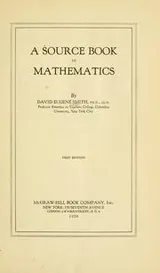 Cover of A source book in mathematics