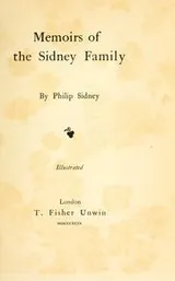 Cover of Memoirs of the Sidney family