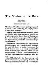 Cover of The Shadow of the Rope