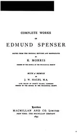 Cover of Complete works of Edmund Spenser