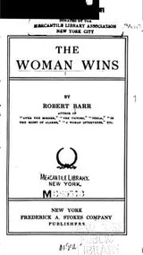 Cover of The woman wins