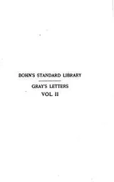 Cover of The letters of Thomas Gray