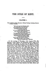 Cover of The life of F.M., H.R.H. Edward, Duke of Kent
