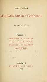 Cover of The poems of Algernon Charles Swinburne