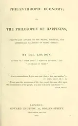 Cover of Philanthropic economy