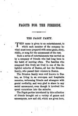 Cover of Fagots for the fireside
