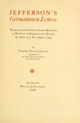 Cover of Jefferson's Germantown letters