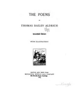 Cover of The poems of Thomas Bailey Aldrich