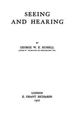 Cover of Seeing and hearing