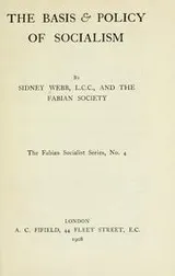 Cover of The basis and policy of socialism