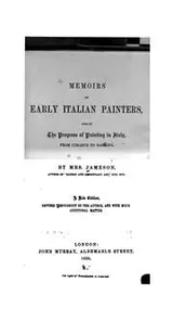 Cover of Memoirs of early Italian painters
