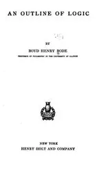 Cover of An outline of logic