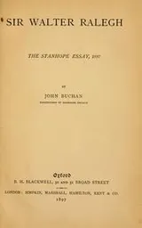 Cover of Sir Walter Ralegh