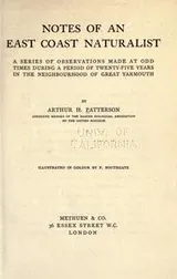 Cover of Notes of an east coast naturalist