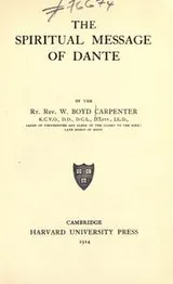 Cover of The spiritual message of Dante