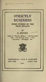 Cover of Strictly business; more stories of the four million