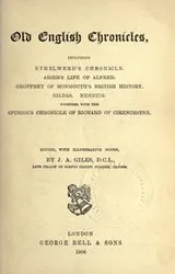 Cover of Six old English chronicles, of which two are now first translated from the monkish Latin originals