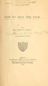 Cover of How to help the poor