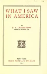 Cover of What I saw in America
