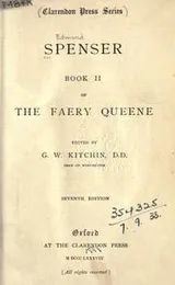 Cover of Book 2 of the Faery queene