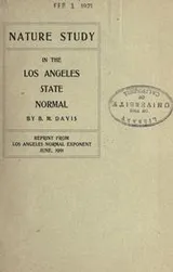 Cover of Nature study in the Los Angeles State Normal