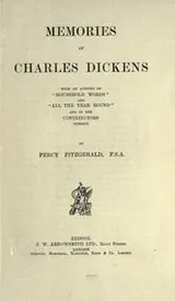 Cover of Memories of Charles Dickens