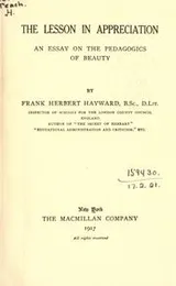Cover of The lesson in appreciation
