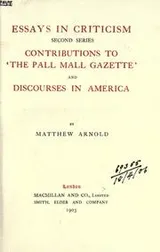 Cover of The works of Matthew Arnold