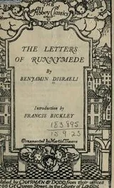 Cover of The letters of Runnymede