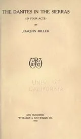 Cover of The  Danites in the Sierras (in four acts)