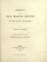 Cover of Annals of an old manor-house