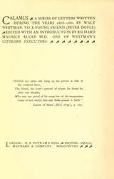 Cover of Calamus
