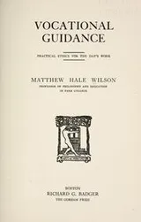 Cover of Vocational guidance