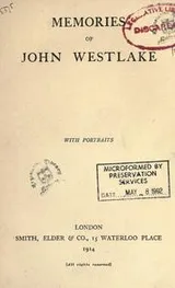 Cover of Memories of John Westlake