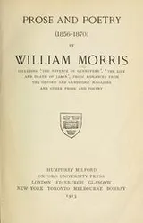 Cover of Prose and poetry (1856-1870)