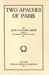Cover of Two apaches of Paris