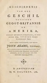 Cover of Geschiedenis van het geschil tusschen Groot-Britannie en Amerika
