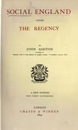 Cover of Social England under the regency