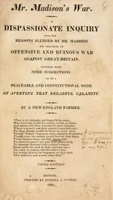 Cover of Mr. Madison's war