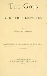 Cover of The gods, and other lectures